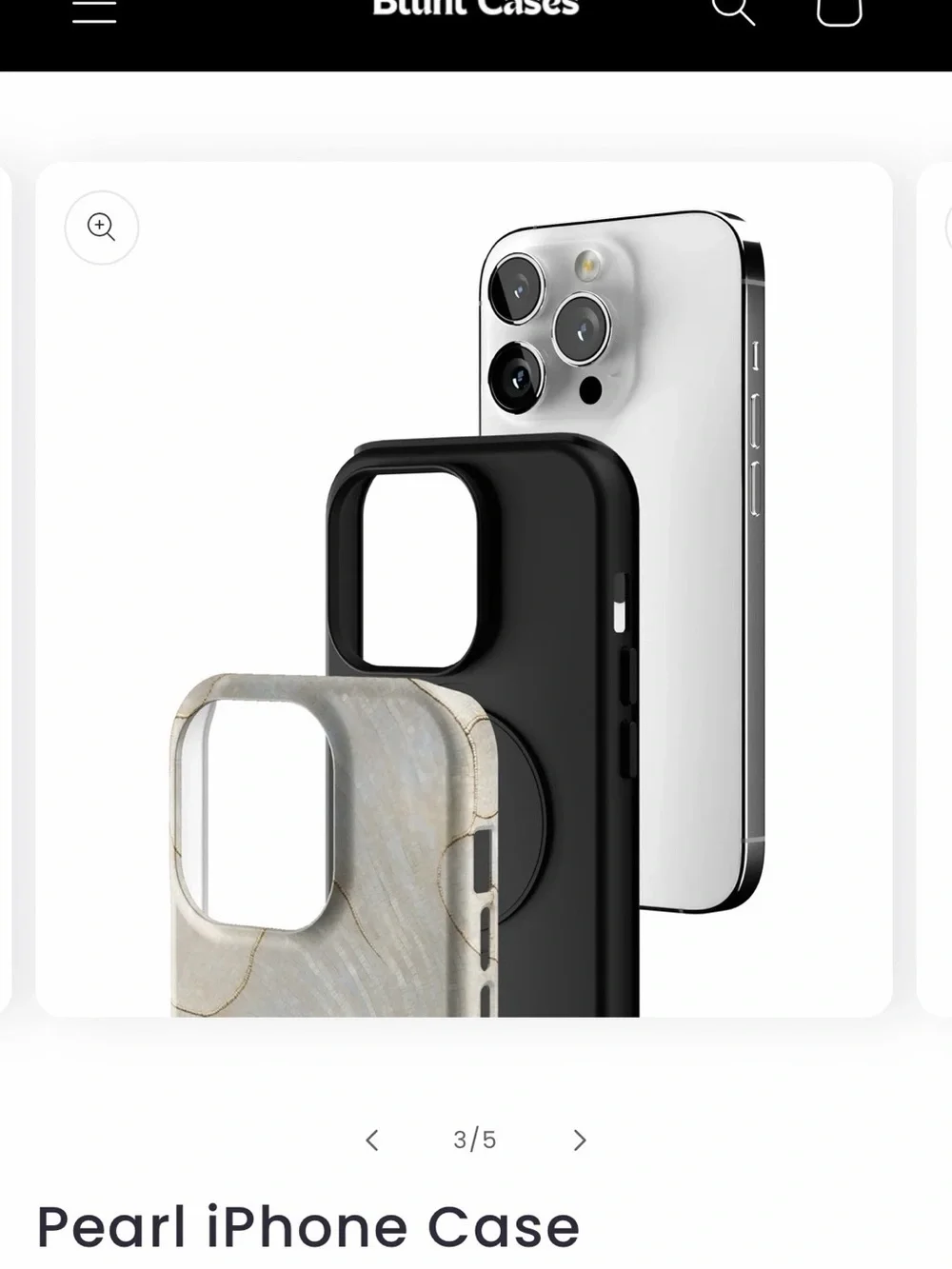 iPhone 14 Pro case - Pearl Elegant Protective Cover